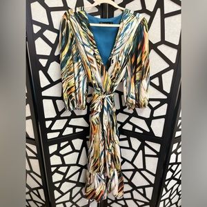 New York and Company abstract patterned dress